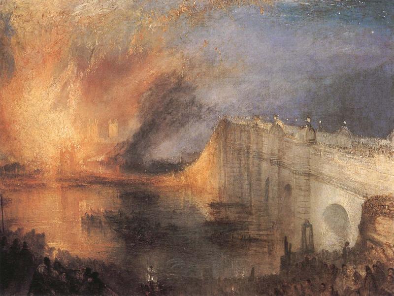 J.M.W. Turner The Burning of the Houses of Parliament